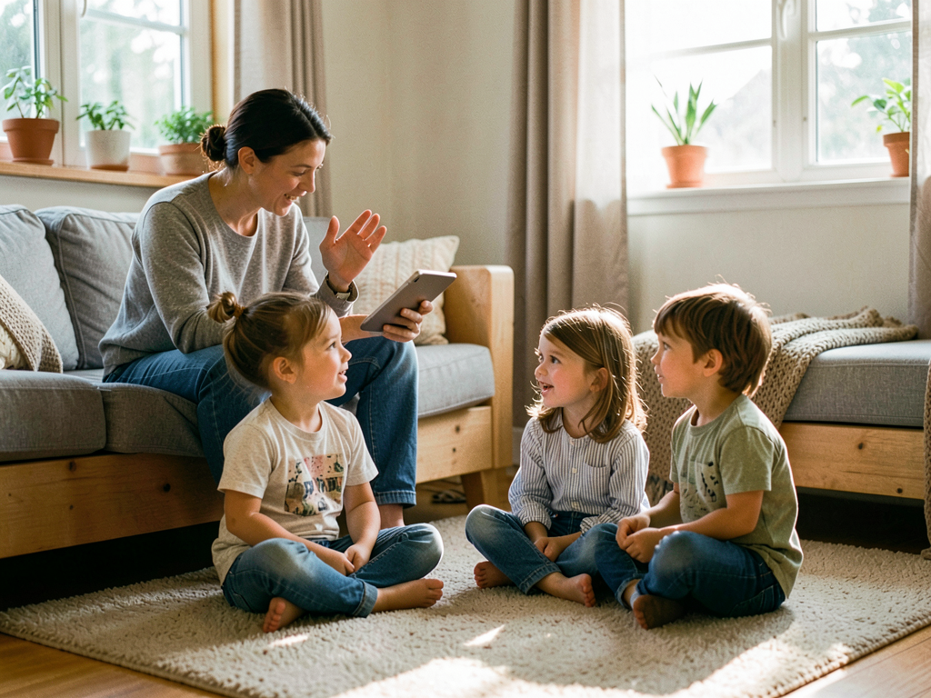 Présenter un nouvel ami rencontré en ligne à vos enfants